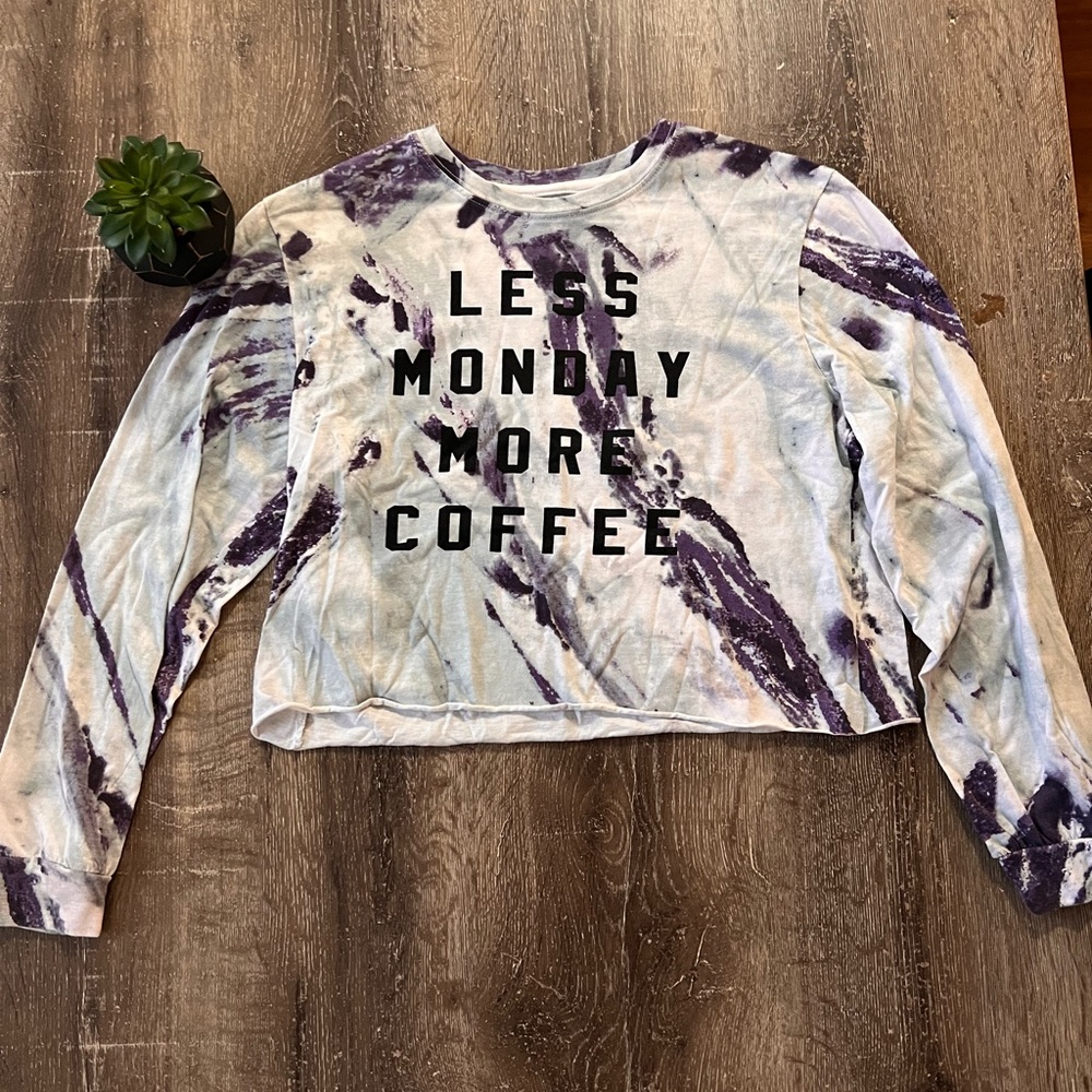 Long sleeve crop top kids size